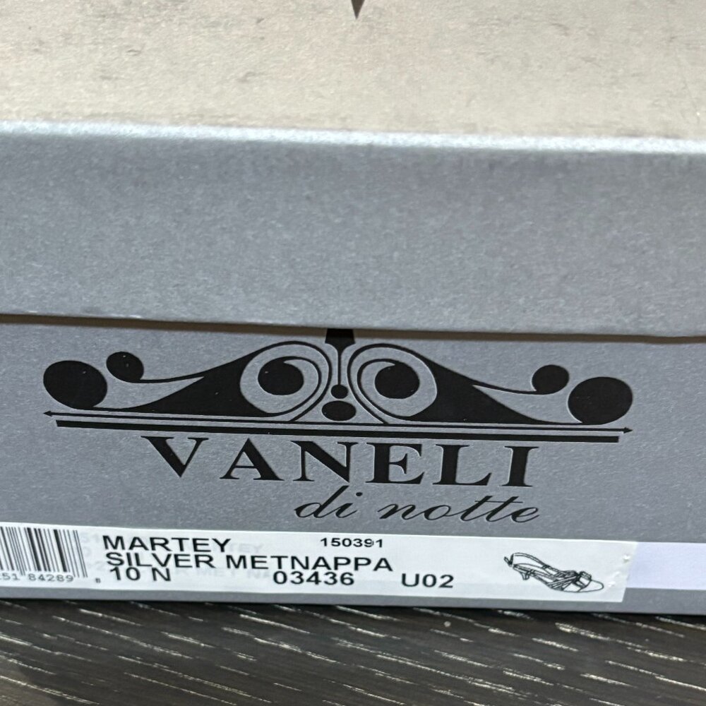 Vaneli Women's Martey Silver Slingback Sandal - Picture 4 of 16